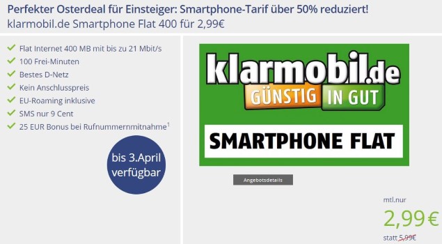 klarmobil Osteraktion