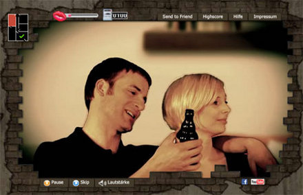 Beim StromOmat-Spiel ist die Eroberung des Herzens der holden Lisa das Ziel von Charmeur Peter