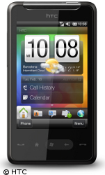 Klein, aber oho: Das Display des HD mini ist genauso groß wie das des "großen Bruders" HD2