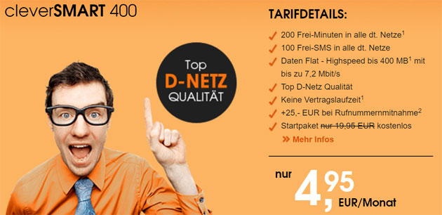 callmobile clever smart 400
