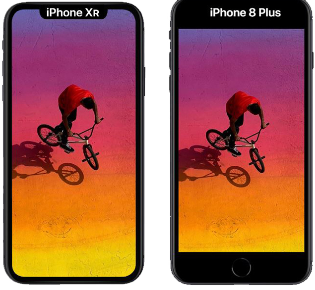 iPhone Xr vs. iPhone 8 Plus