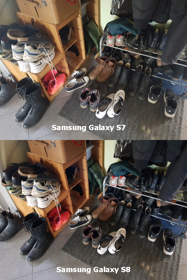 Kameravergleich S7 S8 Schuhe