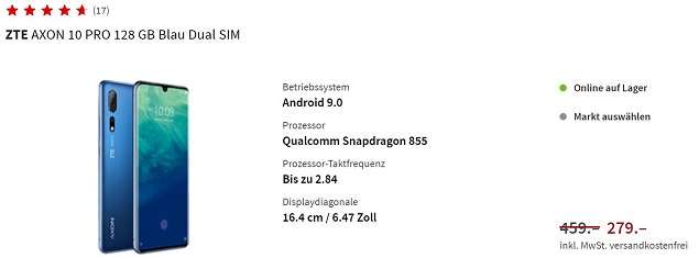 ZTE Axon 10 Pro